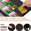 2026Trading Card Binder 9 Pocket, Premium Sports Collection Binder Game Cards Book with Sleeves Side Loading, Anti-open Strap Double Sided Waterproof 360 Card Folder view 3