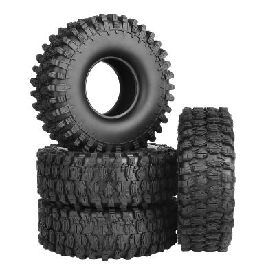 FriHobby 4.7"/120mm 1.9 Tires RC Crawler Tyres fit 1.9 Beadlocks Rims Soft Rubber Great Grip on Rocks Mud Dirt for Traxxas TRX4 Axial SCX10 II III Redcat Gen 8,w/Foam