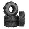 FriHobby 4.7"/120mm 1.9 Tires RC Crawler Tyres fit 1.9 Beadlocks Rims Soft Rubber Great Grip on Rocks Mud Dirt for Traxxas TRX4 Axial SCX10 II III Redcat Gen 8,w/Foam view 1