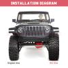 FriHobby 4.7"/120mm 1.9 Tires RC Crawler Tyres fit 1.9 Beadlocks Rims Soft Rubber Great Grip on Rocks Mud Dirt for Traxxas TRX4 Axial SCX10 II III Redcat Gen 8,w/Foam view 4