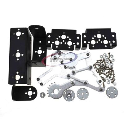 1set 3 Dof Mechanical Arm Clamp Claw Mount Kit For Remote Control Smart Robot DIY ModeL (Bracket)