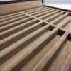 Beige wooden and velvet display case for fountain pens view 2