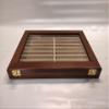 Beige wooden and velvet display case for fountain pens view 4