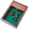 Wooden D&D Dice Rolling Tray with Dice Storage Vault | Metal Latch Secures Lid for Travel | Perfect DND Gift for DM | Great for Tabletop Games Like Dungeons and Dragons 5e, Pathfinder view 1