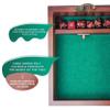 Wooden D&D Dice Rolling Tray with Dice Storage Vault | Metal Latch Secures Lid for Travel | Perfect DND Gift for DM | Great for Tabletop Games Like Dungeons and Dragons 5e, Pathfinder view 3