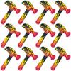 Fun Express Inflatable Flaming Hammers, 32", 12 Pieces, Great for Pool Parties and Birthdays Decorations view 1