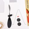DYNWAVE 2 Pieces Elastic Powered Glider Model Outdoor Glider Plane Kit view 3