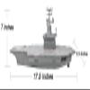 Toy Aircraft Carrier Submarine and Battleship Destroyer Combo with 8 Mini Fighter Jets view 3
