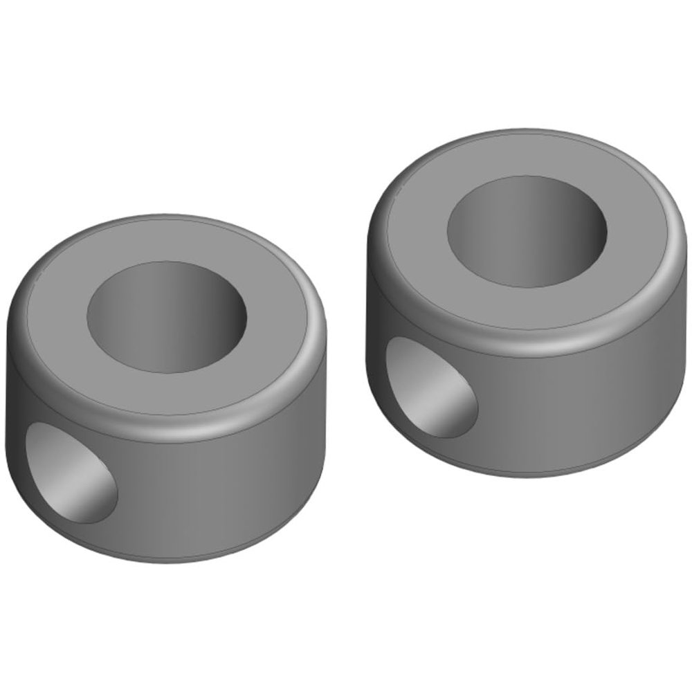 Corally 00180-231 Collar - for Anti-Roll Bar - Aluminum - 2 Pcs: Dementor Kronos