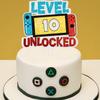 Level 10th Unlocked Cake Topper - Electronic Games Theme Boys Birthday Party Decorations Supplies - 10th Happy Birthday view 3