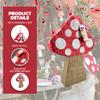 APINATA4U Mushroom Themed Pinata, Red & Brown Color with White Dots, Elevate Your Woodland Birthday Celebration with Vibrant Supplies and Eye Catching Decoration, Forest Party Favor 17.5X 13.5 X 3.5" view 4