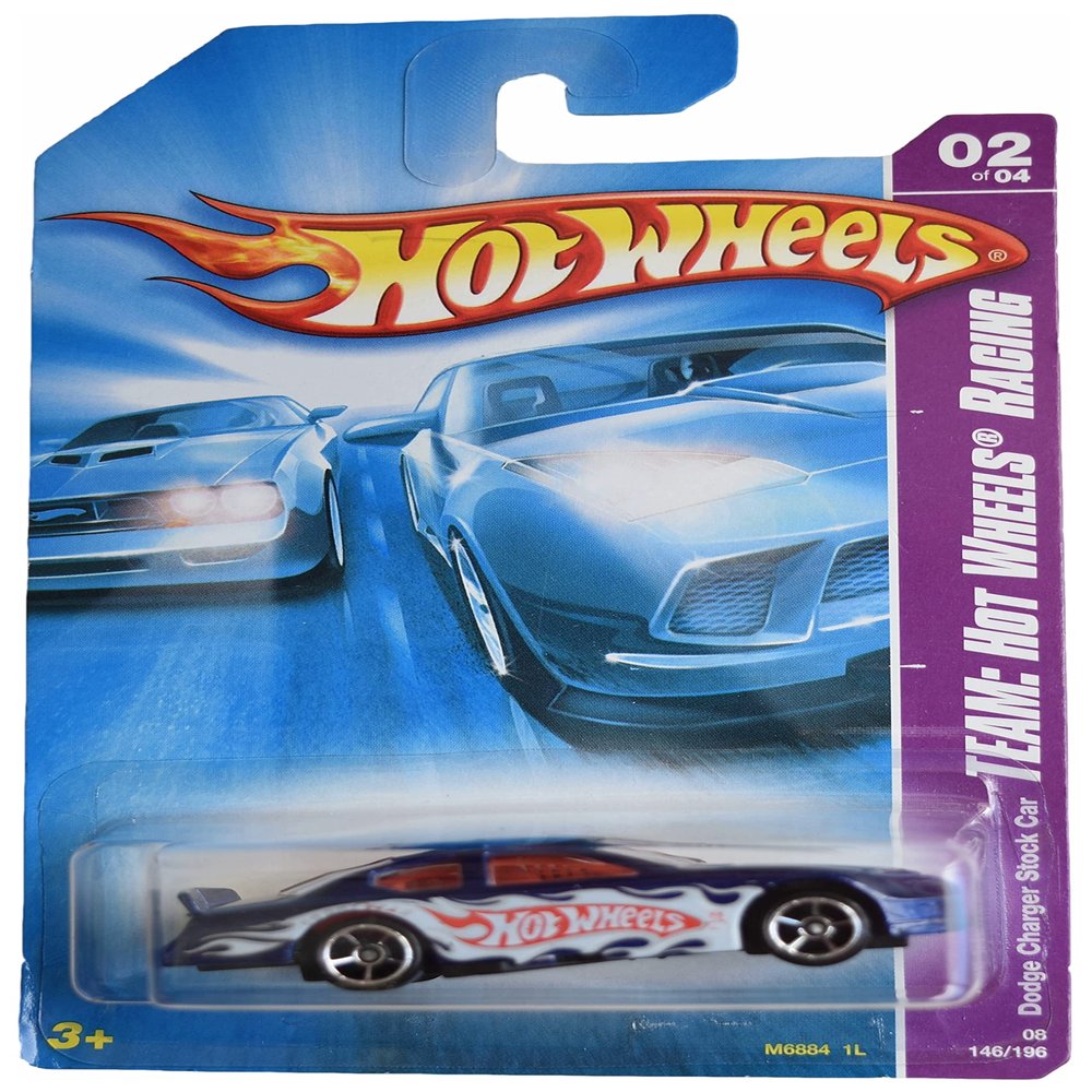 Hot Wheels Dodge Charger Stock Car, [Blue] 146/196 Team Racing 2/4
