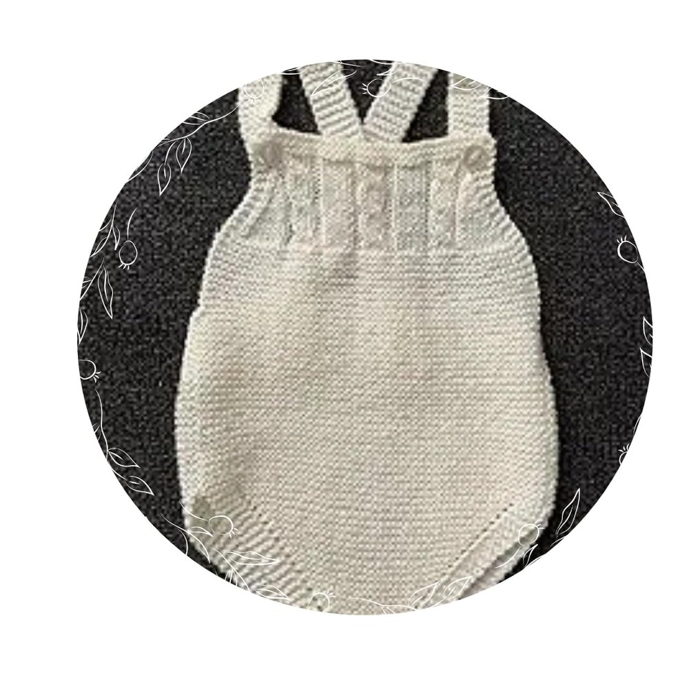 This product does not have a brand Crochet Baby Romper