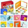 Valentines Day Puzzle Cards for Kids, 27 Pack Animal Jigsaw Puzzle Cards with Envelopes & Stickers Bulk for Classroom Gift Exchange, Valentine Party Favors for School Toddlers Girls Boys Class Prizes view 1