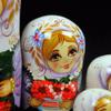 BBZY Matryoshka 7 Pcs Souvenir Russian Nesting Doll Hand Painted Doll Wooden Stacking Doll Home Decor Collection Classic Style view 2