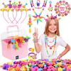 NIDOOT 550Pc+ Pop Beads Jewelry Making kit for Girls 4-6, Arts and Crafts for Kids Ages 4-8, Toys for 4 5 6 Years Old Girl Birthday Christmas Gifts Ideas, Bracelet Necklace Ring Snap Bead Set view 1