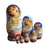 BBZY Matryoshka Set of 7 Pieces Beautiful Princess Woodmade Traditonal Russian Nesting Dolls Toy Gift Home Room Decoration view 1
