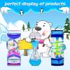 XINBAOHONG Liquid Motion Bubbler for Kids and Adults 3-Pack Hourglass Liquid Bubbler Timer for Sensory Play Fidget Toy Stress Management Desk Decor view 2