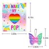 ORIENTAL CHERRY Valentines Day Gifts for Kids - 24 Valentines Cards with Pop Bubbles Bulk- Valentine Exchange for Girls Boys School Class Classroom Fidget Toys Party Favors view 3