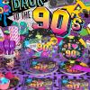 Cunhill 90s Party Decorations 90s Theme Backdrop Latex Balloons Back to the 90's Tablecloth Party Tableware Set 90's Paper Plates Napkins Knife Forks Flatware for Birthday Hip Hop Graffiti Supplies view 3