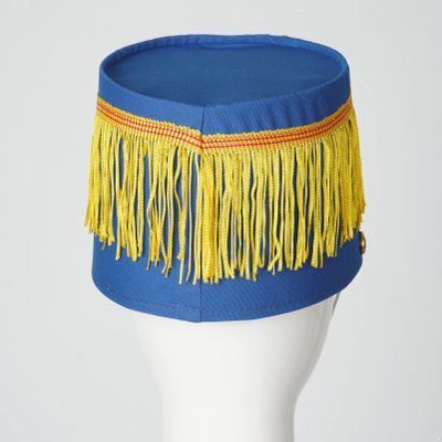 Alvivi Drum Major Hat Soldier Hat Nutcrackers Hat Teen Adult Halloween Cosplay Party Hat Soldier Marching Band Hat Type G Blue A One Size