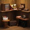 Dollhouse Accessories Miniature Sewing Tool Kit 1:12 Sewing Room Accessories Sewing Basket Simulation Model Dollhouse Decorations (C) view 3