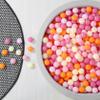 GOGOSO Ball Pit Balls for Toddler, Baby Plastic Playballs Kids Soft Pastel Pelotas Non-Toxic BPA-Free 3pink+Orange+Yellow, 100 Balls view 1
