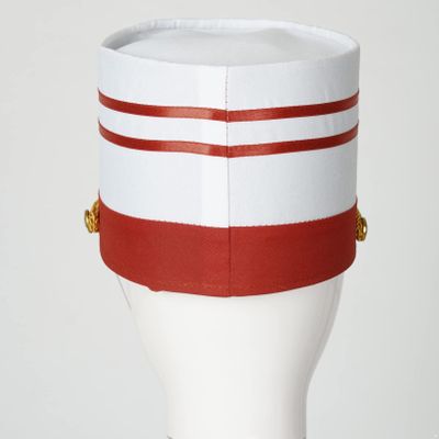 Alvivi Drum Major Hat Soldier Hat Nutcrackers Hat Teen Adult Halloween Cosplay Party Hat Soldier Marching Band Hat Type A Red A One Size