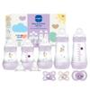 MAM Newborn Essentials Must Have for 0-3 Months, Matte Feeding Set, Easy Start Anti-Colic Bottles 5oz, Self-Sterilizing, Baby Gift, Pacifiers, Skinsoft Silicone Nipples, 10 Pieces for Girl view 1