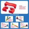 Step2 Farther & Faster Coaster Track Expansion Pack, Extra 3 Feet, Kids Ride On Toy Roller Coaster Track, Push Car, Indoor/Outdoor Playset, Made of Durable Plastic, For Toddlers 2-5 Years Old view 3