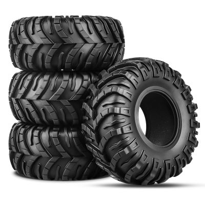 GoHobby 2.2inch Crawler Tires 4Pcs RC Rubber Tyre Set Wheel Tires for Tamiya Blackfoot Axial SCX10 RR10 Wraith 1/10 RC Rock Crawler Truck