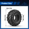 GoHobby 2.2inch Crawler Tires 4Pcs RC Rubber Tyre Set Wheel Tires for Tamiya Blackfoot Axial SCX10 RR10 Wraith 1/10 RC Rock Crawler Truck view 2