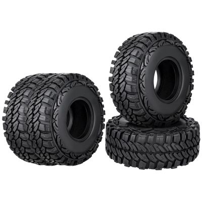 CrazyHobby 1.9 Crawler Tires with Foam Inserts for Traxxas TRX-4 Axial SCX10 II III 1/10 RC Rock Crawler Car