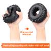 CrazyHobby 1.9 Crawler Tires with Foam Inserts for Traxxas TRX-4 Axial SCX10 II III 1/10 RC Rock Crawler Car view 3