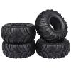 4pcs 2.2inch Crawler Tires Super Soft Rubber 128mm/5.04" Mud Tyres Foam Insert for 1/10 RC Crawler Car Axial Wraith Traxxas TRX4 Sport Redcat Everest 10 view 1