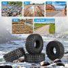 GoHobby 1.9" Crawler Tires  4.48" (114mm) Soft Rubber Tires with Foam Inserts for Axial SCX10 II III RR10 Wraith (1/10 Scale, 4PcS) view 4