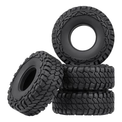 4pcs Hobbyfire 1.9" Tires 1/10 RC Rock Crawler Tires OD 112mm with Foam for Traxxas TRX 4 Axial SCX10 II III