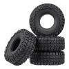 4pcs Hobbyfire 1.9" Tires 1/10 RC Rock Crawler Tires OD 112mm with Foam for Traxxas TRX 4 Axial SCX10 II III view 1
