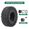 4pcs Hobbyfire 1.9" Tires 1/10 RC Rock Crawler Tires OD 112mm with Foam for Traxxas TRX 4 Axial SCX10 II III view 3