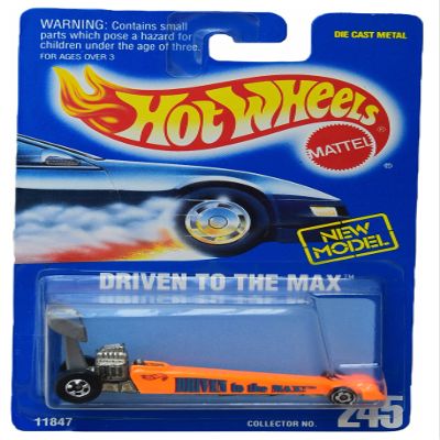 Hot Wheels Driven to The Max, [Orange] #245 All Blue Card