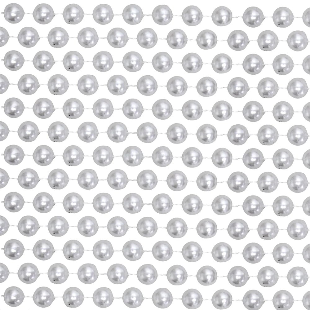 48" 16mm Round Pearl White Mardi Gras Beads Dozen (12 Necklaces)