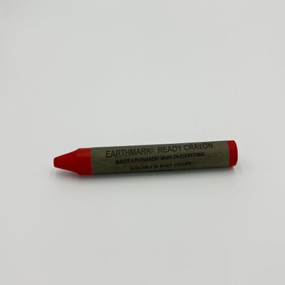 ALL PURPOSE CRAYON 1DOZEN - 12RED CRAYONS - EARTHMARK READY INDUSTRIAL