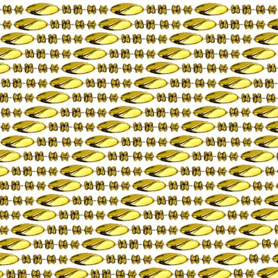48" Swirl Metallic Gold Mardi Gras Beads (Dozen)