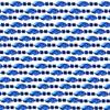 48" Swirl Metallic Royal Blue Mardi Gras Beads - 1 Dozen (12 Necklaces) view 1