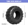 FriHobby 2.2 RC Crawler Tires Super Soft Good Grip for 1/10 Scale Rock Crawler Car fit TRX4 Axial Wraith SCX10 III II Redcat Gen 8 view 2