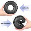 FriHobby 2.2 RC Crawler Tires Super Soft Good Grip for 1/10 Scale Rock Crawler Car fit TRX4 Axial Wraith SCX10 III II Redcat Gen 8 view 3