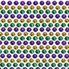 48" 16mm Round Metallic Purple, Gold, and Green Mardi Gras Beads  Set of 12 Necklaces Dozen (12 Necklaces) view 1