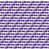 48" Swirl Metallic Purple Mardi Gras Beads - 1 Dozen (12 Necklaces) view 1