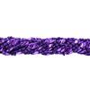 48" Swirl Metallic Purple Mardi Gras Beads - 1 Dozen (12 Necklaces) view 3