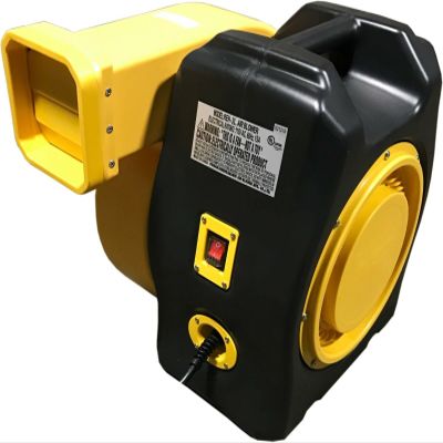 Bounce House Blower - 2.0 HP Blower for Inflatable Games, Black & Yellow